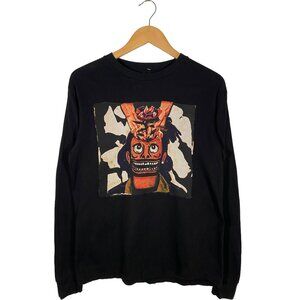 The Weeknd XO Chapter III Psychodelic L/S Graphic Tee Black men's size Small